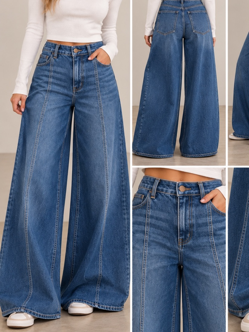 a.n.a Highest-Rise SUPER Wide Leg Jeans - Size 2 NWT
